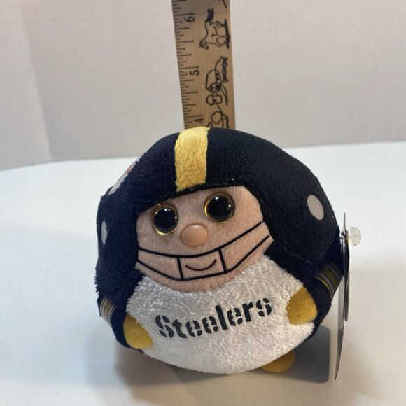 Pittsburgh Steelers NFL Ty Beanie Ballz 2013 Football Rare‎ Retired Licensed New - Picture 11 of 11